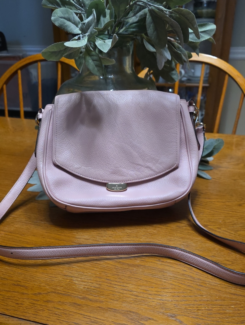 Kate Spade Pink Leather Crossbody Bag